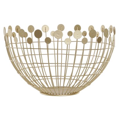 Bordsdekoration DKD Home Decor Gyllene Järn (28 x 28 x 17 cm)