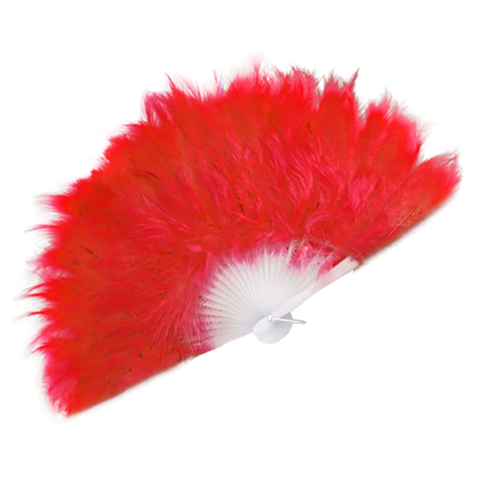 Fluffig Solfjäder - Röd