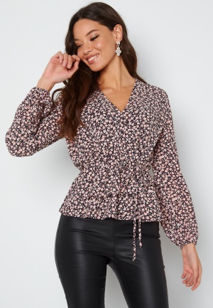 Happy Holly Polina wrap blouse Patterned 52/54