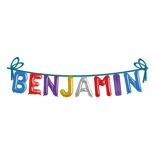 Ballonggirlang Folie Namn - Benjamin
