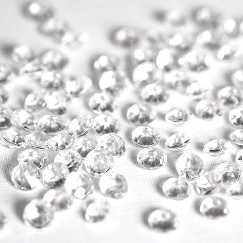 Diamantkonfetti - Mini - Clear